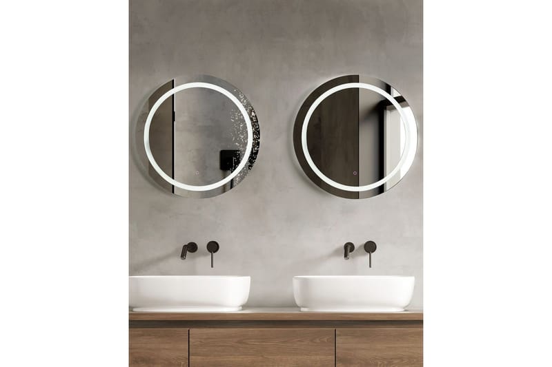 Badrumsspegel med LED Courseulles - Hus & renovering - Kök & bad - Badrum - Badrumsmöbler & badrumsinredning - Badrumsspegel