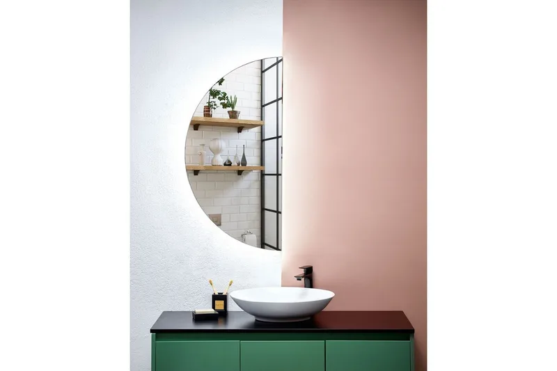 Badrumsspegel med LED Loue 50x4x100 cm - 50x4x100 cm - Hus & renovering - Kök & bad - Badrum - Badrumsmöbler & badrumsinredning - Badrumsspegel