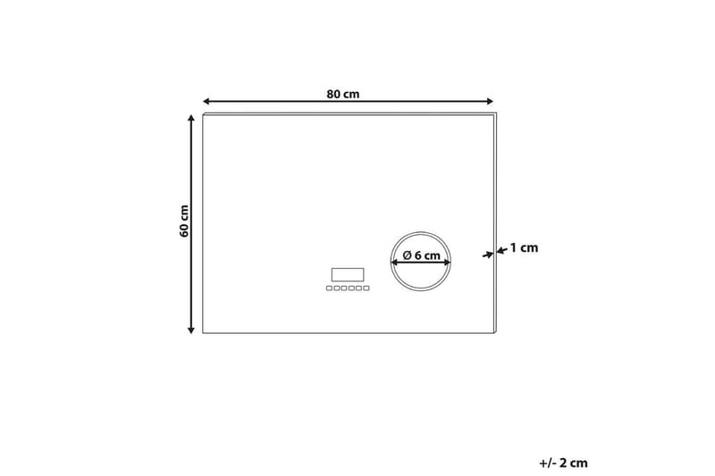 Badrumsspegel med LED Montaron - Hus & renovering - Kök & bad - Badrum - Badrumsmöbler & badrumsinredning - Badrumsspegel