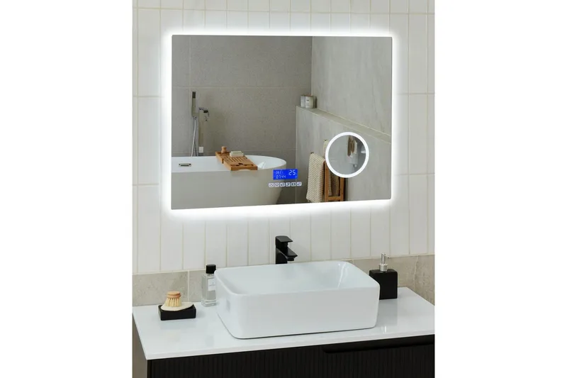 Badrumsspegel med LED Montaron - Hus & renovering - Kök & bad - Badrum - Badrumsmöbler & badrumsinredning - Badrumsspegel