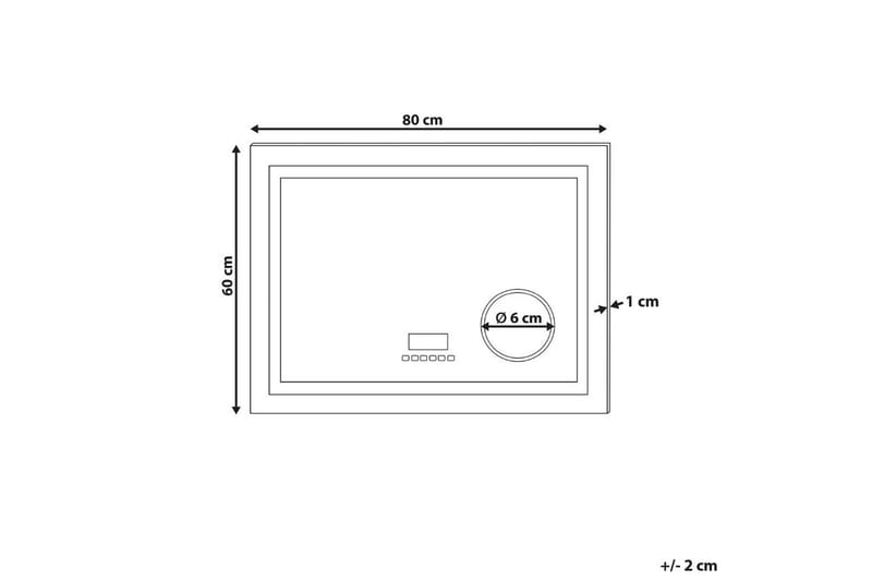 Badrumsspegel med LED Thaix - Hus & renovering - Kök & bad - Badrum - Badrumsmöbler & badrumsinredning - Badrumsspegel