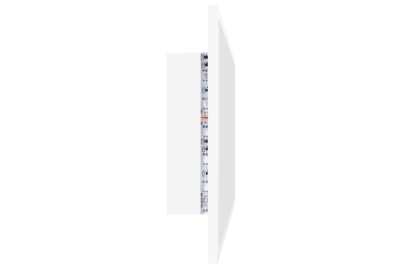 Badrumsspegel med LED vit 80x8,5x37 cm spånskiva - Vit - Hus & renovering - Kök & bad - Badrum - Badrumsmöbler & badrumsinredning - Badrumsspegel