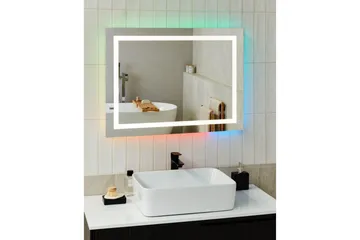 Badrumsspegel med LED Prenois - Hus & renovering - Kök & bad - Badrum - Badrumsmöbler & badrumsinredning - Badrumsspegel