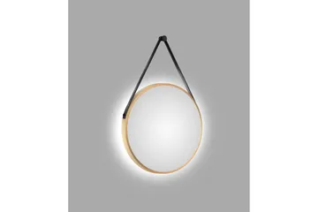 Nävesta Spegel 50 cm Rund - Guld - Hus & renovering - Kök & bad - Badrum - Badrumsmöbler & badrumsinredning - Badrumsspegel