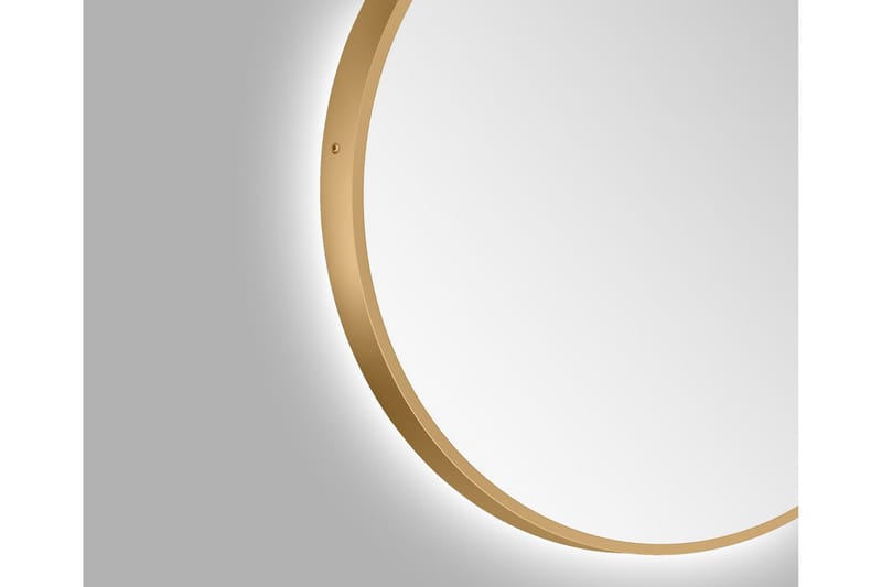 Nävesta Spegel 50 cm Rund - Guld - Hus & renovering - Kök & bad - Badrum - Badrumsmöbler & badrumsinredning - Badrumsspegel