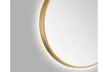 Nävesta Spegel 50 cm Rund - Guld - Hus & renovering - Kök & bad - Badrum - Badrumsmöbler & badrumsinredning - Badrumsspegel