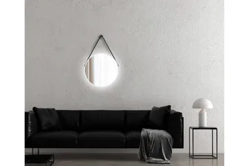 Nävesta Spegel 50 cm Rund - Vit - Hus & renovering - Kök & bad - Badrum - Badrumsmöbler & badrumsinredning - Badrumsspegel