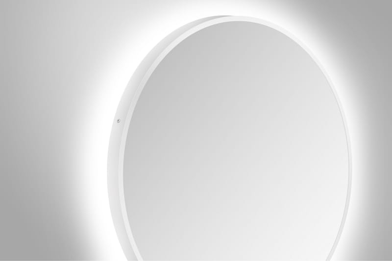 Nävesta Spegel 50 cm Rund - Vit - Hus & renovering - Kök & bad - Badrum - Badrumsmöbler & badrumsinredning - Badrumsspegel