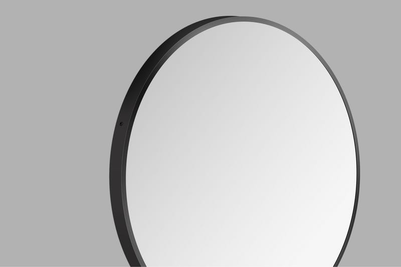 Nävesta Spegel 80 cm Rund - Svart - Hus & renovering - Kök & bad - Badrum - Badrumsmöbler & badrumsinredning - Badrumsspegel
