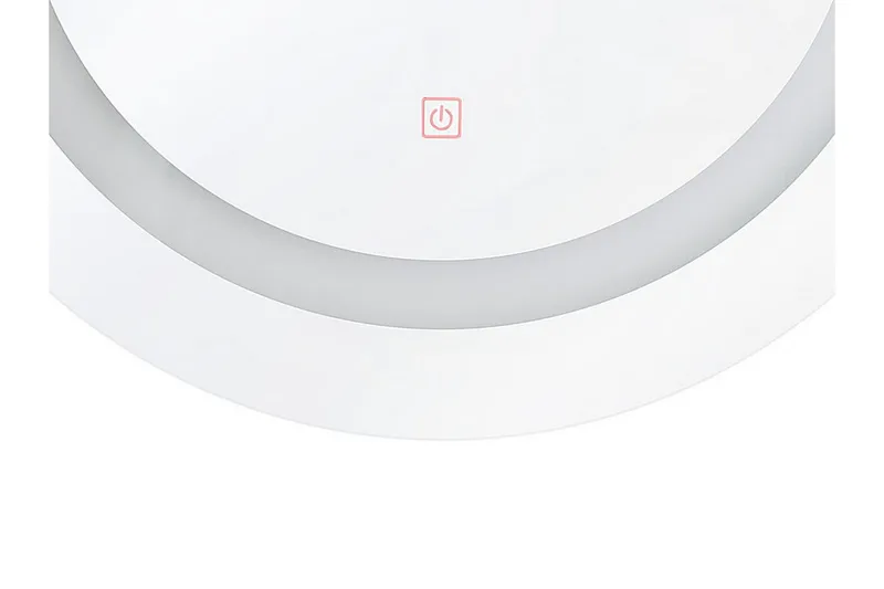 Rystal Spegel LED Rund 58x58 cm - Silver - Hus & renovering - Kök & bad - Badrum - Badrumsmöbler & badrumsinredning - Badrumsspegel