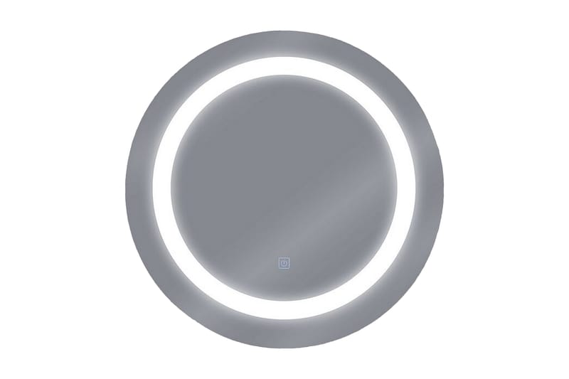 Rystal Spegel LED Rund 58x58 cm - Silver - Badrumsspegel - Badrumsspegel med belysning