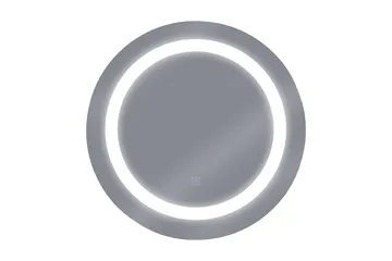 Rystal Spegel LED Rund 58x58 cm - Silver - Hus & renovering - Kök & bad - Badrum - Badrumsmöbler & badrumsinredning - Badrumsspegel