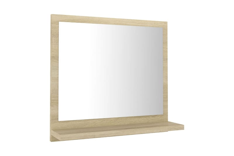 Badrumsspegel sonoma-ek 40x10,5x37 cm spånskiva - Brun - Hus & renovering - Kök & bad - Badrum - Badrumsmöbler & badrumsinredning - Badrumsspegel