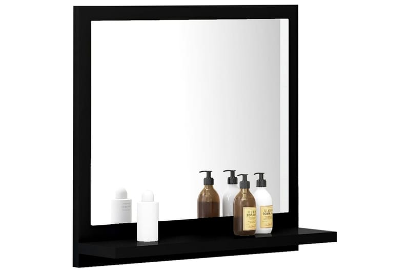Badrumsspegel svart 40x10,5x37 cm spånskiva - Svart - Hus & renovering - Kök & bad - Badrum - Badrumsmöbler & badrumsinredning - Badrumsspegel