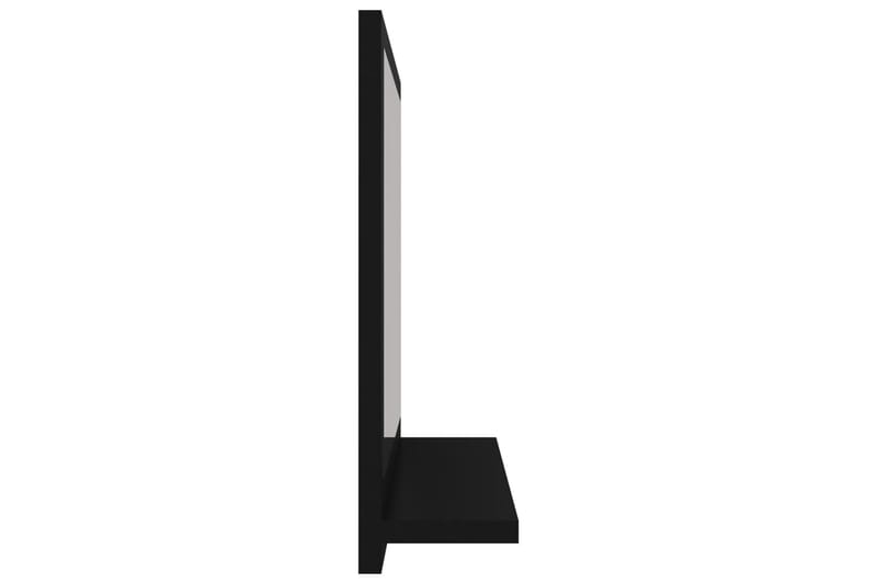 Badrumsspegel svart 40x10,5x37 cm spånskiva - Svart - Badrumsspegel