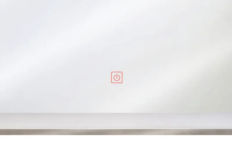 Tooms Spegel LED 60x80 cm - Silver - Hus & renovering - Kök & bad - Badrum - Badrumsmöbler & badrumsinredning - Badrumsspegel