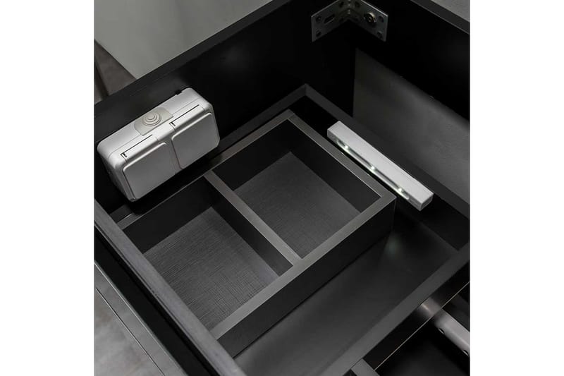 Bathlife Glädje Möbelpaket med Spegel 1000 - Svart - Kompletta möbelpaket badrum