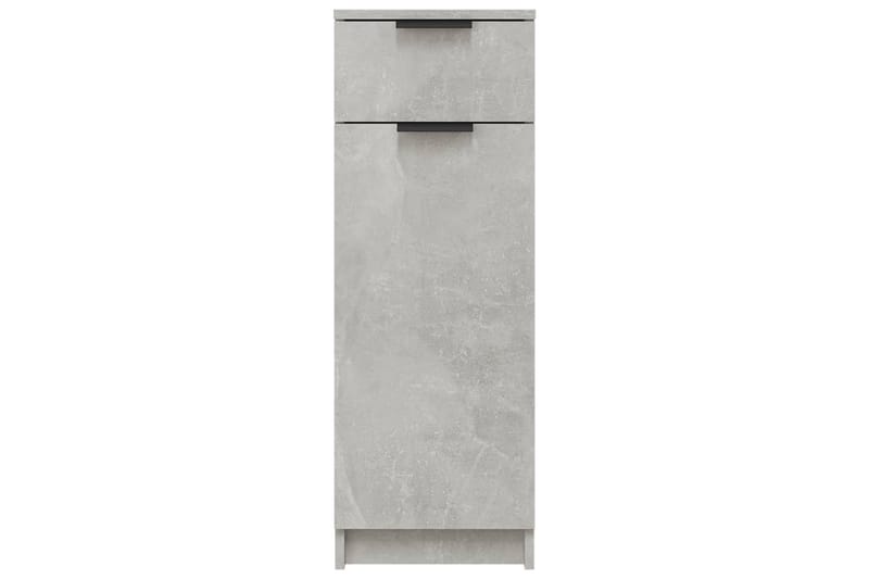 beBasic Badrumsskåp betonggrå 32x34x90 cm konstruerat trä - Grey - Badrumsskåp