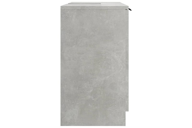 beBasic Badrumsskåp betonggrå 64,5x33,5x59 cm konstruerat trä - Grey - Hus & renovering - Kök & bad - Badrum - Badrumsmöbler & badrumsinredning - Badrumsskåp