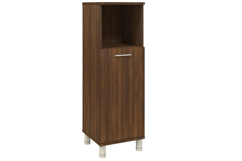 beBasic Badrumsskåp brun ek 30x30x95 cm konstruerat trä - Brown - Hus & renovering - Kök & bad - Badrum - Badrumsmöbler & badrumsinredning - Badrumsskåp