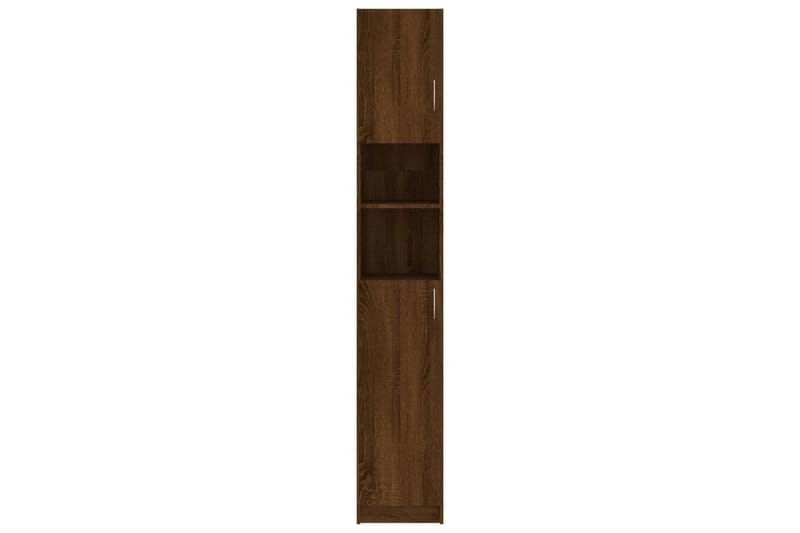 beBasic Badrumsskåp brun ek 32x25,5x190 cm konstruerat trä - Brown - Hus & renovering - Kök & bad - Badrum - Badrumsmöbler & badrumsinredning - Badrumsskåp