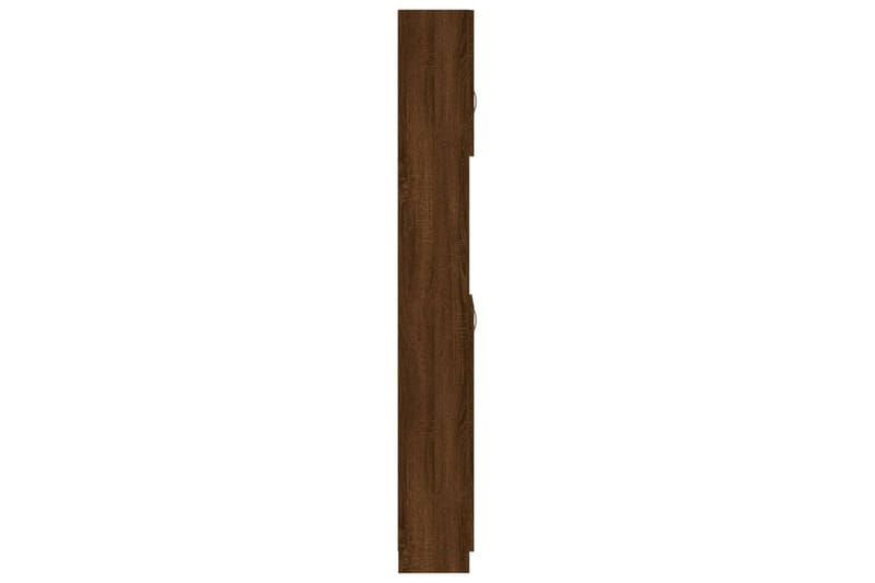 beBasic Badrumsskåp brun ek 32x25,5x190 cm konstruerat trä - Brown - Hus & renovering - Kök & bad - Badrum - Badrumsmöbler & badrumsinredning - Badrumsskåp