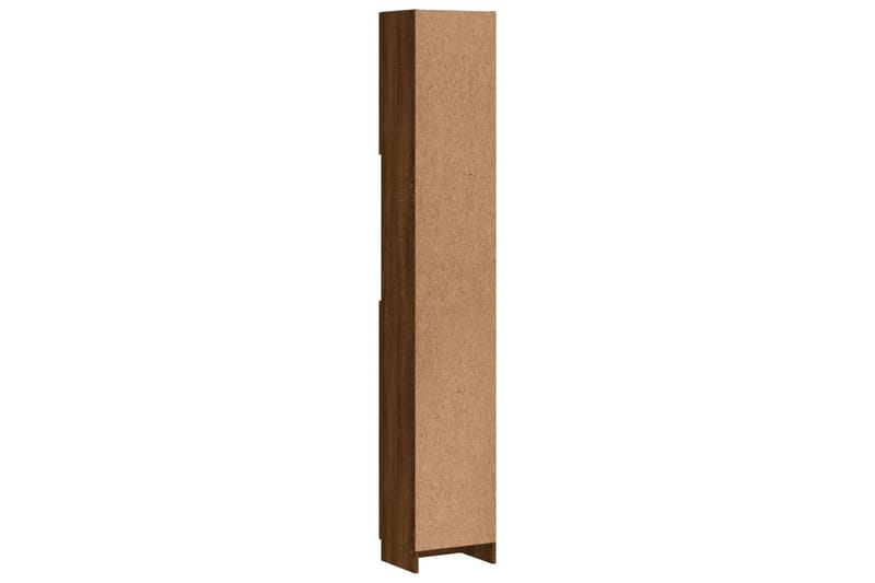 beBasic Badrumsskåp brun ek 32x25,5x190 cm konstruerat trä - Brown - Hus & renovering - Kök & bad - Badrum - Badrumsmöbler & badrumsinredning - Badrumsskåp