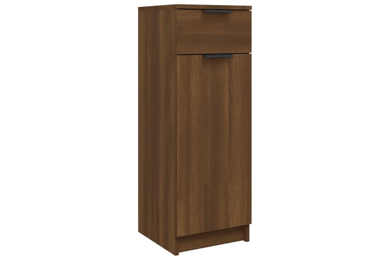 beBasic Badrumsskåp brun ek 32x34x90 cm konstruerat trä - Brown - Hus & renovering - Kök & bad - Badrum - Badrumsmöbler & badrumsinredning - Badrumsskåp