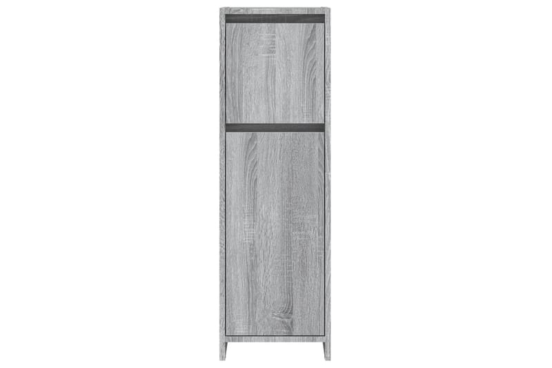 beBasic Badrumsskåp grå sonoma 30x30x95 cm konstruerat trä - Grey - Hus & renovering - Kök & bad - Badrum - Badrumsmöbler & badrumsinredning - Badrumsskåp
