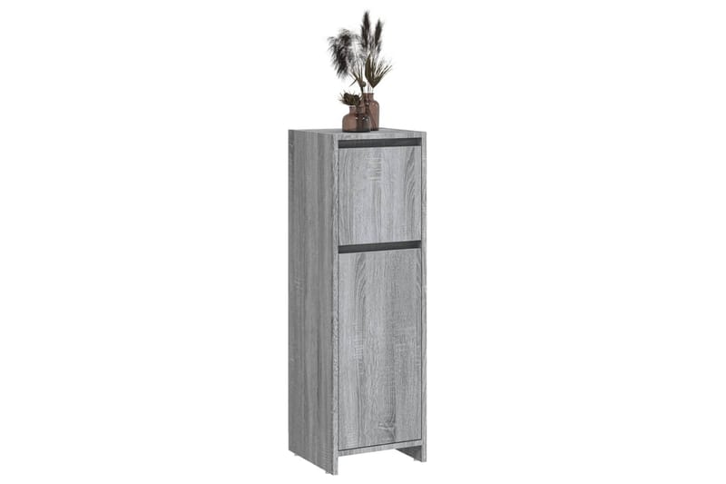 beBasic Badrumsskåp grå sonoma 30x30x95 cm konstruerat trä - Grey - Hus & renovering - Kök & bad - Badrum - Badrumsmöbler & badrumsinredning - Badrumsskåp