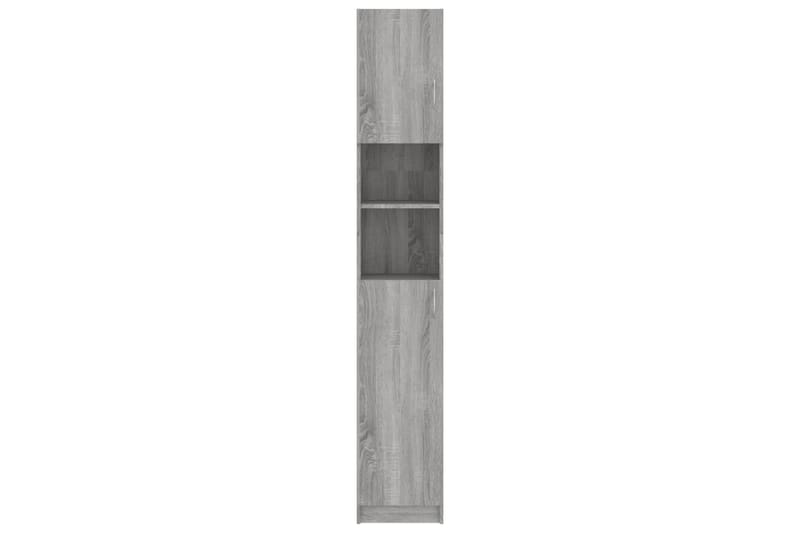 beBasic Badrumsskåp grå sonoma 32x25,5x190 cm konstruerat trä - Grey - Hus & renovering - Kök & bad - Badrum - Badrumsmöbler & badrumsinredning - Badrumsskåp