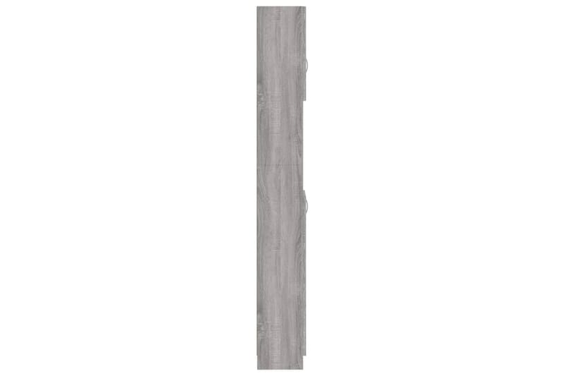 beBasic Badrumsskåp grå sonoma 32x25,5x190 cm konstruerat trä - Grey - Hus & renovering - Kök & bad - Badrum - Badrumsmöbler & badrumsinredning - Badrumsskåp