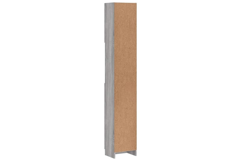 beBasic Badrumsskåp grå sonoma 32x25,5x190 cm konstruerat trä - Grey - Hus & renovering - Kök & bad - Badrum - Badrumsmöbler & badrumsinredning - Badrumsskåp