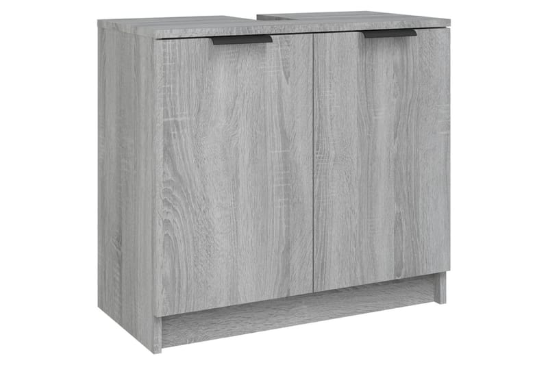 beBasic Badrumsskåp grå sonoma 64,5x33,5x59 cm konstruerat trä - Grey - Hus & renovering - Kök & bad - Badrum - Badrumsmöbler & badrumsinredning - Badrumsskåp