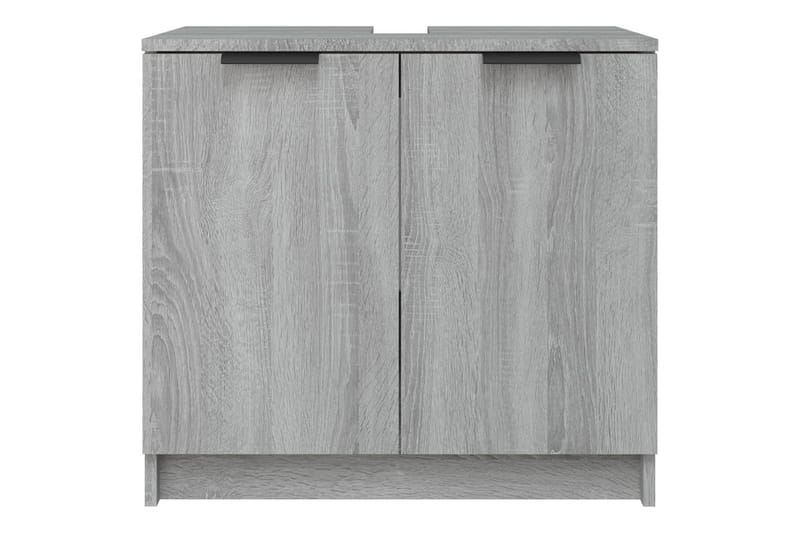 beBasic Badrumsskåp grå sonoma 64,5x33,5x59 cm konstruerat trä - Grey - Hus & renovering - Kök & bad - Badrum - Badrumsmöbler & badrumsinredning - Badrumsskåp