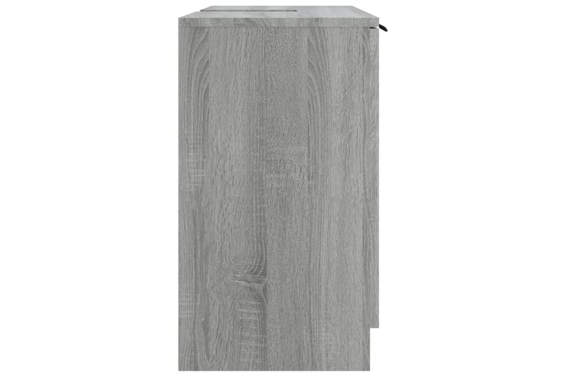 beBasic Badrumsskåp grå sonoma 64,5x33,5x59 cm konstruerat trä - Grey - Hus & renovering - Kök & bad - Badrum - Badrumsmöbler & badrumsinredning - Badrumsskåp