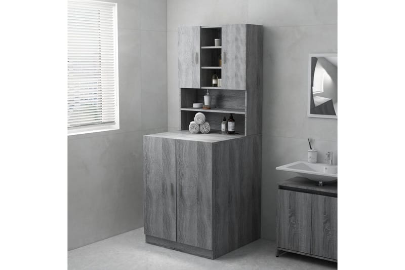 beBasic Badrumsskåp grå sonoma-ek 71x71,5x91,5 cm - Hus & renovering - Kök & bad - Badrum - Badrumsmöbler & badrumsinredning - Badrumsskåp