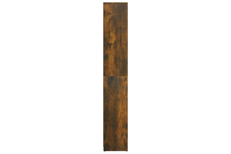 beBasic Badrumsskåp rökfärgad ek 30x30x183,5 cm konstruerat trä - Brown - Hus & renovering - Kök & bad - Badrum - Badrumsmöbler & badrumsinredning - Badrumsskåp