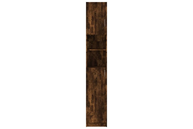 beBasic Badrumsskåp rökfärgad ek 32x25,5x190 cm konstruerat trä - Brown - Hus & renovering - Kök & bad - Badrum - Badrumsmöbler & badrumsinredning - Badrumsskåp
