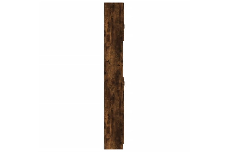 beBasic Badrumsskåp rökfärgad ek 32x25,5x190 cm konstruerat trä - Brown - Hus & renovering - Kök & bad - Badrum - Badrumsmöbler & badrumsinredning - Badrumsskåp