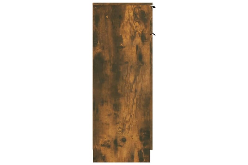 beBasic Badrumsskåp rökfärgad ek 32x34x90 cm konstruerat trä - Brown - Hus & renovering - Kök & bad - Badrum - Badrumsmöbler & badrumsinredning - Badrumsskåp