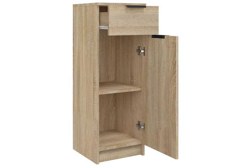 beBasic Badrumsskåp sonoma-ek 32x34x90 cm konstruerat trä - Brown - Hus & renovering - Kök & bad - Badrum - Badrumsmöbler & badrumsinredning - Badrumsskåp