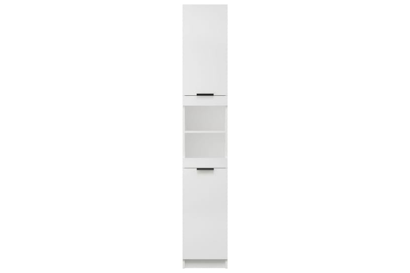 beBasic Badrumsskåp vit 32x34x188,5 cm konstruerat trä - White - Badrumsskåp - Tvättskåp - Väggskåp & högskåp
