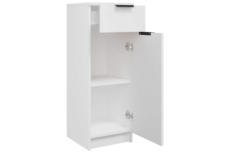 beBasic Badrumsskåp vit 32x34x90 cm konstruerat trä - White - Hus & renovering - Kök & bad - Badrum - Badrumsmöbler & badrumsinredning - Badrumsskåp