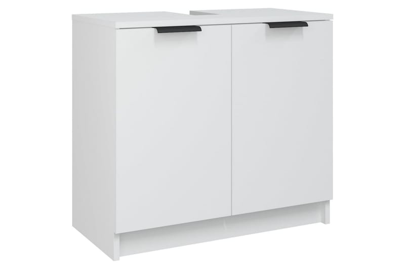beBasic Badrumsskåp vit 64,5x33,5x59 cm konstruerat trä - White - Hus & renovering - Kök & bad - Badrum - Badrumsmöbler & badrumsinredning - Badrumsskåp