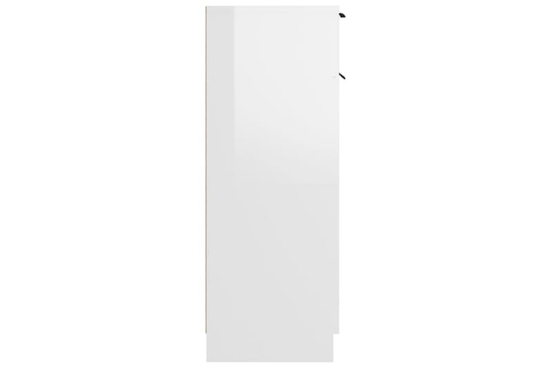 beBasic Badrumsskåp vit högglans 32x34x90 cm konstruerat trä - White - Badrumsskåp