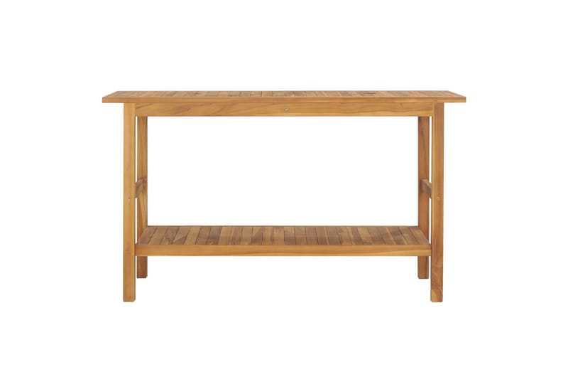 beBasic Badrumsunderskåp massiv teak 132x45x75 cm - Brown - Badrumsskåp