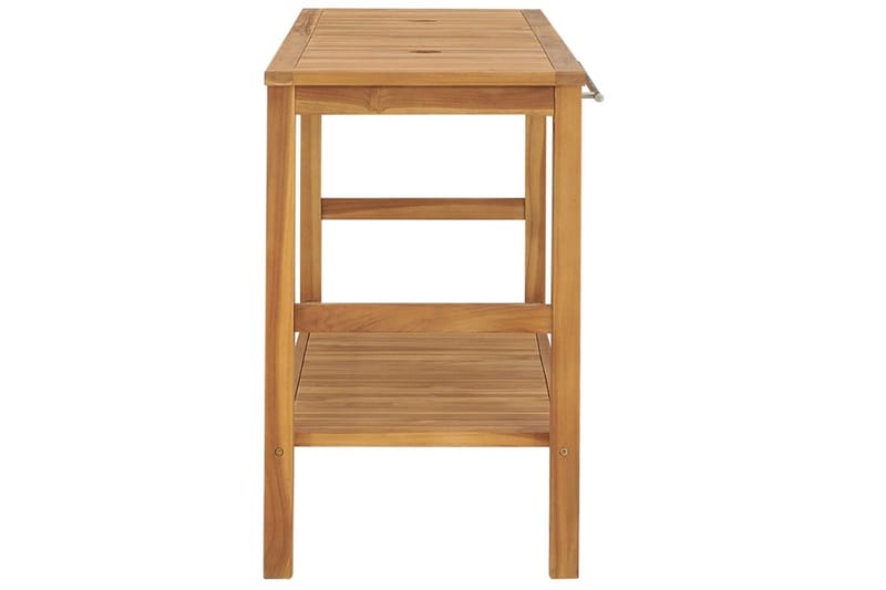 beBasic Badrumsunderskåp massiv teak 132x45x75 cm - Brown - Hus & renovering - Kök & bad - Badrum - Badrumsmöbler & badrumsinredning - Badrumsskåp