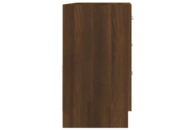 beBasic Handfatsskåp Brun ek 63x30x54 cm konstruerat trä - Brown - Hus & renovering - Kök & bad - Badrum - Badrumsmöbler & badrumsinredning - Tvättställsskåp & kommod