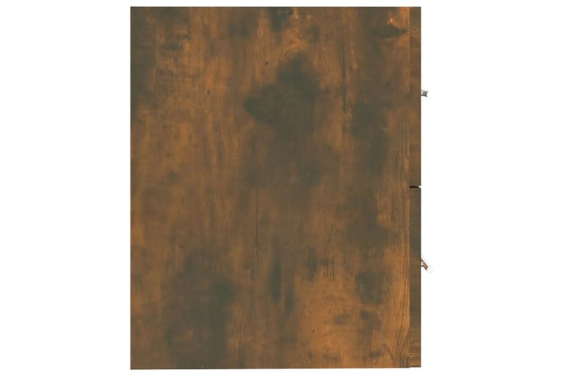 beBasic Handfatsskåp rökfärgad ek 60x38,5x48 cm konstruerat trä - Brown - Hus & renovering - Kök & bad - Badrum - Badrumsmöbler & badrumsinredning - Tvättställsskåp & kommod